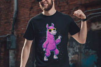 draw a custom funny meme t shirt design