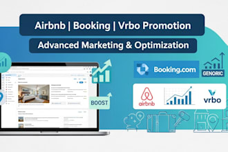 promote airbnb, vrbo listing, booking with advance marketing and optimization