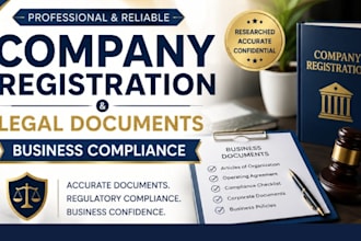assist with company registration legal documents and business compliance