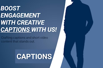 write social media captions and video posts