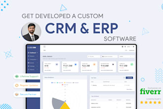 develop custom CRM or erp software that automates business