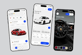 develop luxury car rental app, chauffeur service app, limousine app