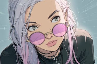draw you an anime portrait or icon