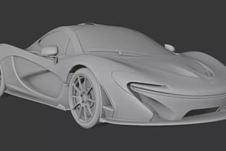 create realistic roblox car, 3d car model, roblox vehicle with interior for you