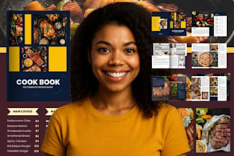 design and format recipe book, cookbook, cooking recipe book