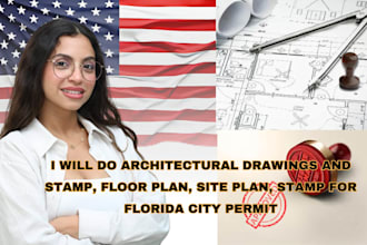 do architectural stamp, seals, city permit, for projects across the USA