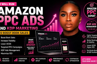 run amazon PPC ads and KDP marketing to boost book sales