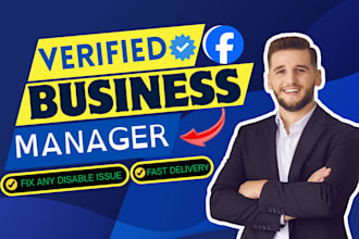 create fresh verified fb business manager and ads account