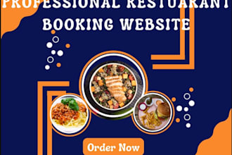 ai online catering ordering website restaurant menu food cafe website food truck