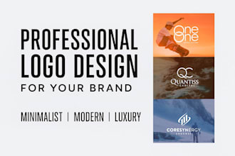 design custom business logo design for your brand