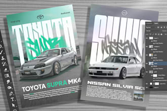 design posters, flyers, or brochure for you