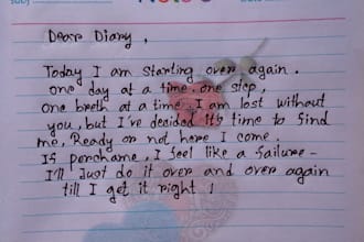 a beautiful handwrite a
