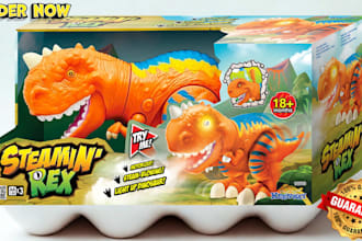 design high quality toy packaging design, toy box, kids box, and product pouch