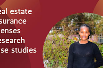 do real estate, research, finance, insurance or licenses
