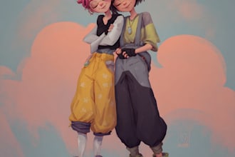 draw your watercolor and friendship portrait
