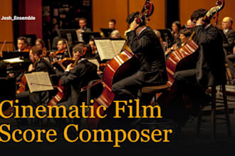 compose and arrange film scores using string instruments, piano violin orchestra