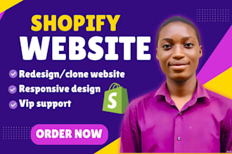 design shopify website for dropshipping online store redesign shopify webstore