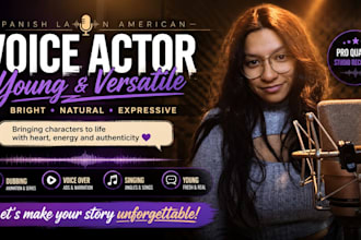 do your femenine voice in spanish in your project