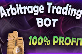 develop crypto arbitrage bot, dex arbitrage bot, solana arbitrage bot