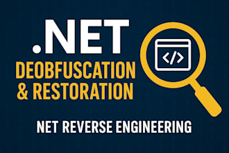 professionally deobfuscate and recover your dotnet file