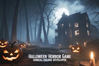 do unreal engine halloween game, spooky game, horror game
