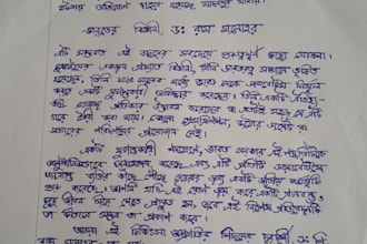handwrite bangla word documents for you
