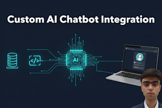 develop a custom ai chatbot with API and database integration