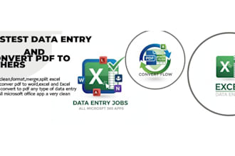 clean, format, merge, split excel data