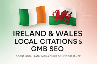 create high authority uk, ireland and wales local citations for local seo