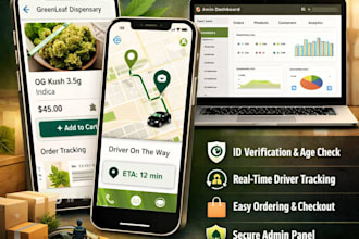 develop cannabis app, cbd hemp app, marijuana app, cbd delivery app,