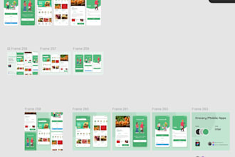 a modern fintech mobile app UI in figma