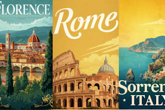 design travel poster movie poster retro vintage travel poster pop art art deco