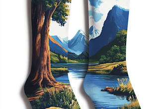unique socks design and custom socks design