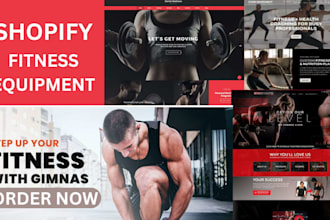 create design develop a responsive fitness gym workout  sports website
