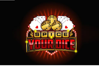 make high resolution particular logo for spice your dice