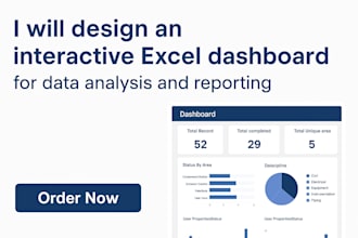 design an interactive excel dashboard