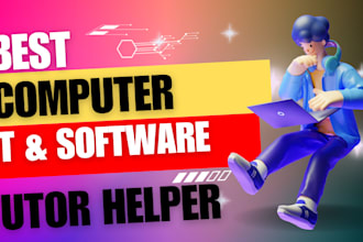 tutor you in computer science, IT, and software professionally