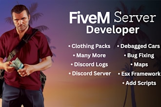 develop or fix your fivem server