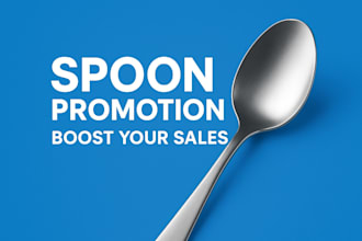 promote your spoon brand to increase visibility and sales