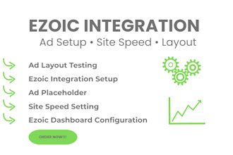 create a professional ezoic setup and ad optimization to boost your website