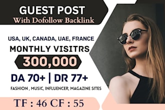 guest post on popular magazine websites and influencer blog