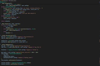 python programmer for code development projects