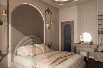 a modern teenage girl bedroom interior in 3d