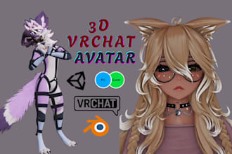 upload create custom 3d vrchat avatar character model nsfw anime vtuber nfsw