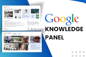 create google knowledgepanel or graph for any person