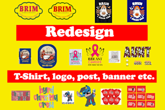 redesign your logo into a modern, print ready vector with source files