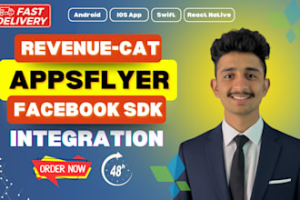 integrate appsflyer sdk in andorid and ios apps