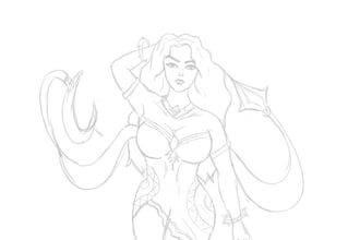sketch you anime for comic, fanart, nsfw