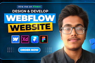 design or develop webflow website, figma to webflow, webflow landing page