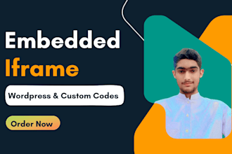 setup embedded iframe or google map for all types of websites